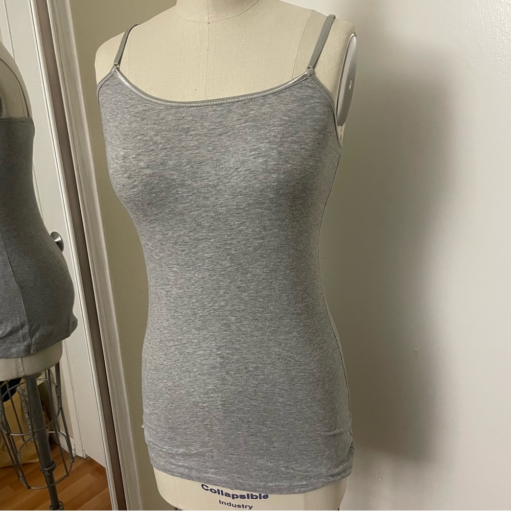 Grey tank top with adjustable straps Size M